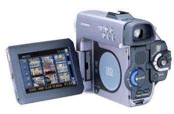 Sony Digicam - This Sony Digicam uses a mini DVD to store your video.