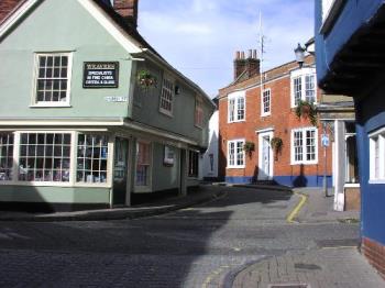 A street in Saffron Walden - Saffron Walden is a small but thriving market town in Essex