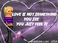 Love is not something you see, you just feel it. - Love