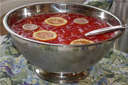 Peppermint Punch - Bowl of punch Peppermint Punch - Bowl of punch