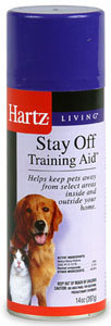 Hartz Help - This product works to keep pets from area that you want to keep them from