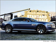 Ford Mustang Sedan - Here is a picture of the new mustang sedan.