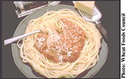 Spaghetti - A plate of spaghetti