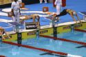 competitive diving - a picture of amanda beard diving