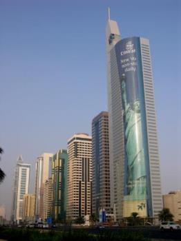 Century Tower - The official language is Arabic but English, German, Hindi/Urdu, Malayalam, Tamil, Persian, and Tagalog are also widely spoken. Islam is the majority religion of the Emiratis and while a vast majority of the locals are Sunnis, there is a significant Shiite minority.