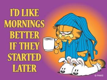 Garfield - Garfield about mornings