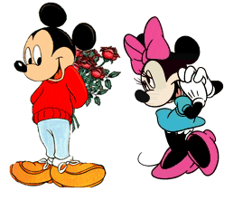 Love is in the air - Mickey expressing his love to the woman he adores!