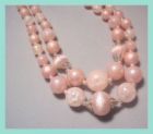 Pink Beads - image of gawdy pink beaded necklace