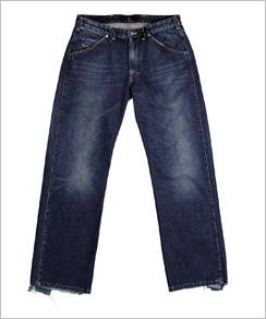 Jeans - i like wearing jeans. they are very comfertable and can be used roughly.