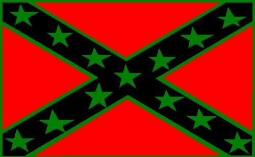 African Confederate Flag Rebel Flag In African Colors Mylot