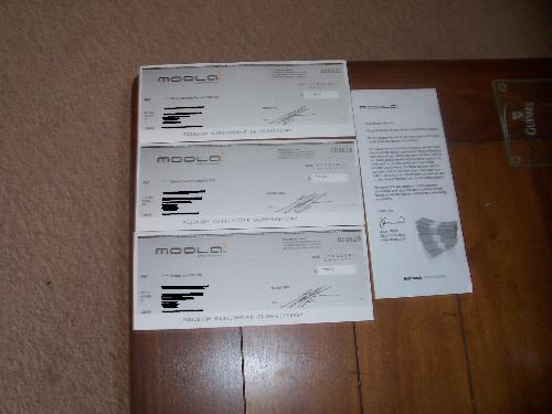 Moola Cheques - $300 in cash from moola