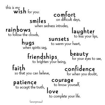 Hopes for all - Life is about attaining these things.