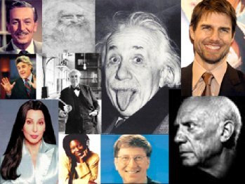 famous people - collage of famous people
