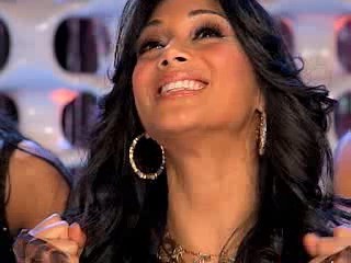 nicole of PCD - she is the front woman of PCD and a proud filipina.