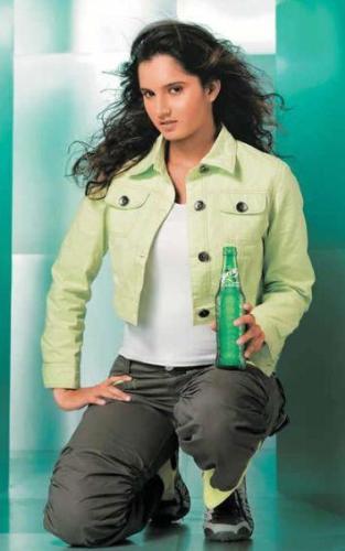 sania for sprite - sania--the heart throbe of india