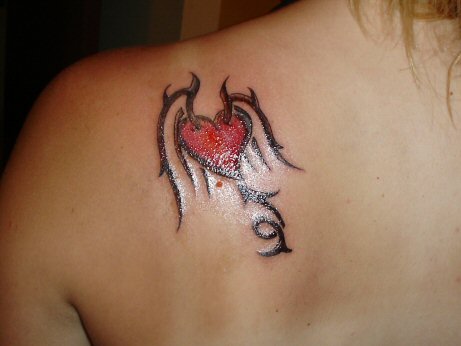 My Tat :) - My first tattoo ... got it August 1st, and fully intend to get more. I have a design drawn out for my lower back and one for my ankle.