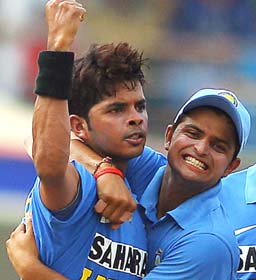 sreesanth, the cricketeer - sreesanth