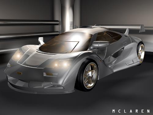 maclaren concept car  - 2006 model (digital) maclaren concept car!