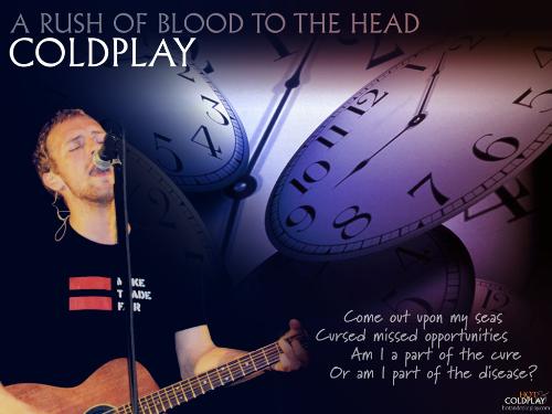 Coldplay - Poster of Clocks by Coldplay