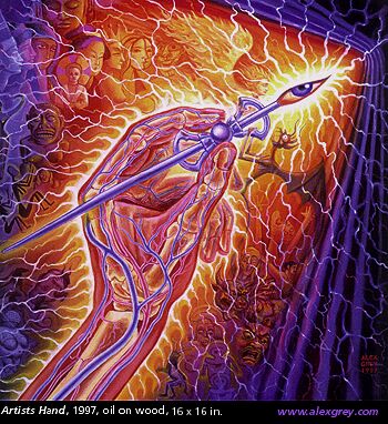 artists hand-alex grey - just an example