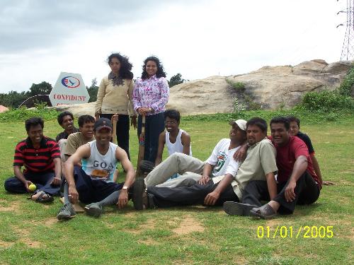 Team  - Our team outing to a resort in Bangalore