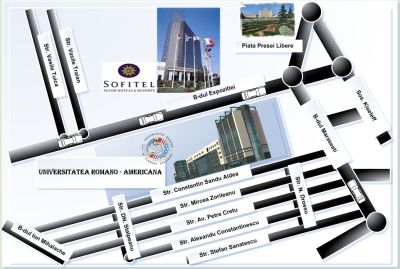 Romanian American University  - Bucharest Romania... map!!!