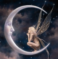 Moon and angel - If I could be an angel...