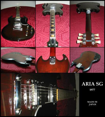 Profile of my Aria SG - Aria SG 1977