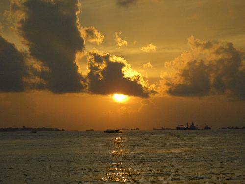 Sunsetting in the Maldives - Picturesque sunset in the Maldives.. Speaks for itself really..