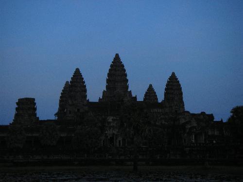 Pre-Sunrise on Ankor Wat Temple, Cambodia - Stunning..