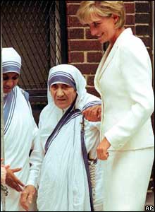 Mother teresa - Mother teresa with Diana