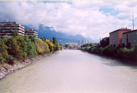another View of Inn river - This is another view of the INN river..