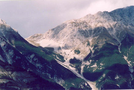 Snow caps... - Snow caps in full glory in innsbruck.