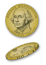 New Presidential Dollar Coins - New dollar coins that depict our 43 presidents (similar to the 50 state quarters program.) Begins in 2007 with Washington, Adams, Jefferson, and Madison