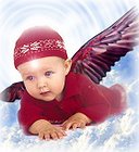 gods son. - a child comes by his wings to the earth for a nobel cause .