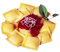 Ravioli - this are ravioli, with inside ricotta (a kind of fresh cheese) and spinach... i love them!
