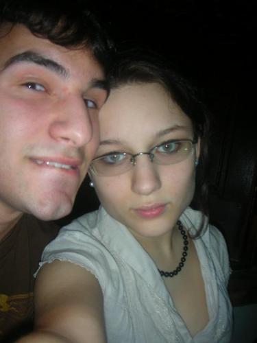 Scott and Liz - Here is a picture of me and Elizabeth. I do not know why I'm bitting my lip. I do not know who she isent.