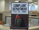 complaint - complaint department