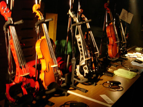 violins and celo of the bond - classified albuum, so expenisive ones also... but i love it.