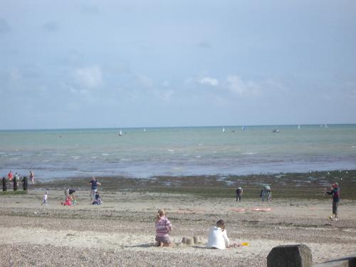 Yachts at Littlehampton - Yachts from Littlehampton Beach... August 2006.