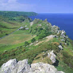 Valley of The Rocks - Valley of the Rocks, in Somerset.