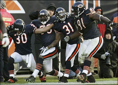 Chicago Bears - This is a picture of a few of the players for the Chicago Bears