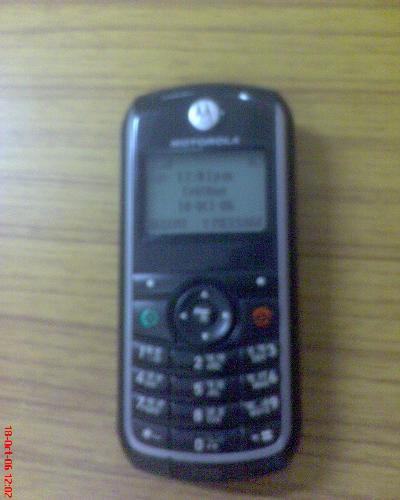 Mobile Phone  - This is my mobile phone motorola c 118