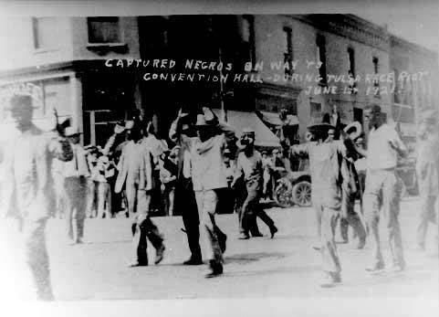 Tulsa Race Riots - Captured Blacks during the Tulsa Race Riots