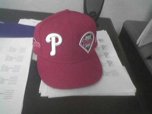 Baseball - A Phillies baseball cap.