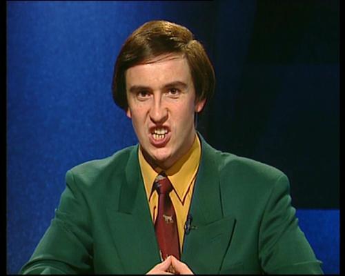 Alan Partridge - Sports commentator and chat-show host extraordinaire (if you've seen/heard him, you'll know what I mean)