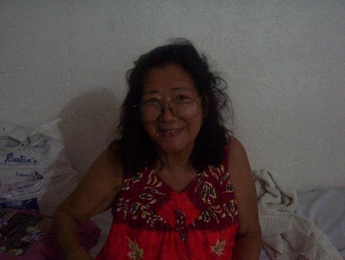 grandma's pic - grandma when she wsa still able to sit on the bed