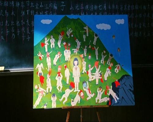 Takeshi Kitano's Artwork (Battle Royale) - Superb film, superb painting. Watch it, or miss out!