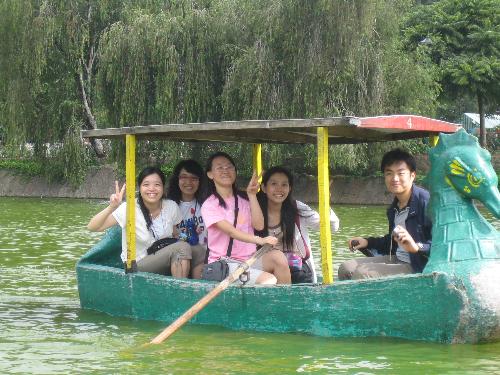 boating  - Boating in Baguio at the man-made lake of Burnham park