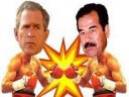 saddam vs. bush - saddam hanging